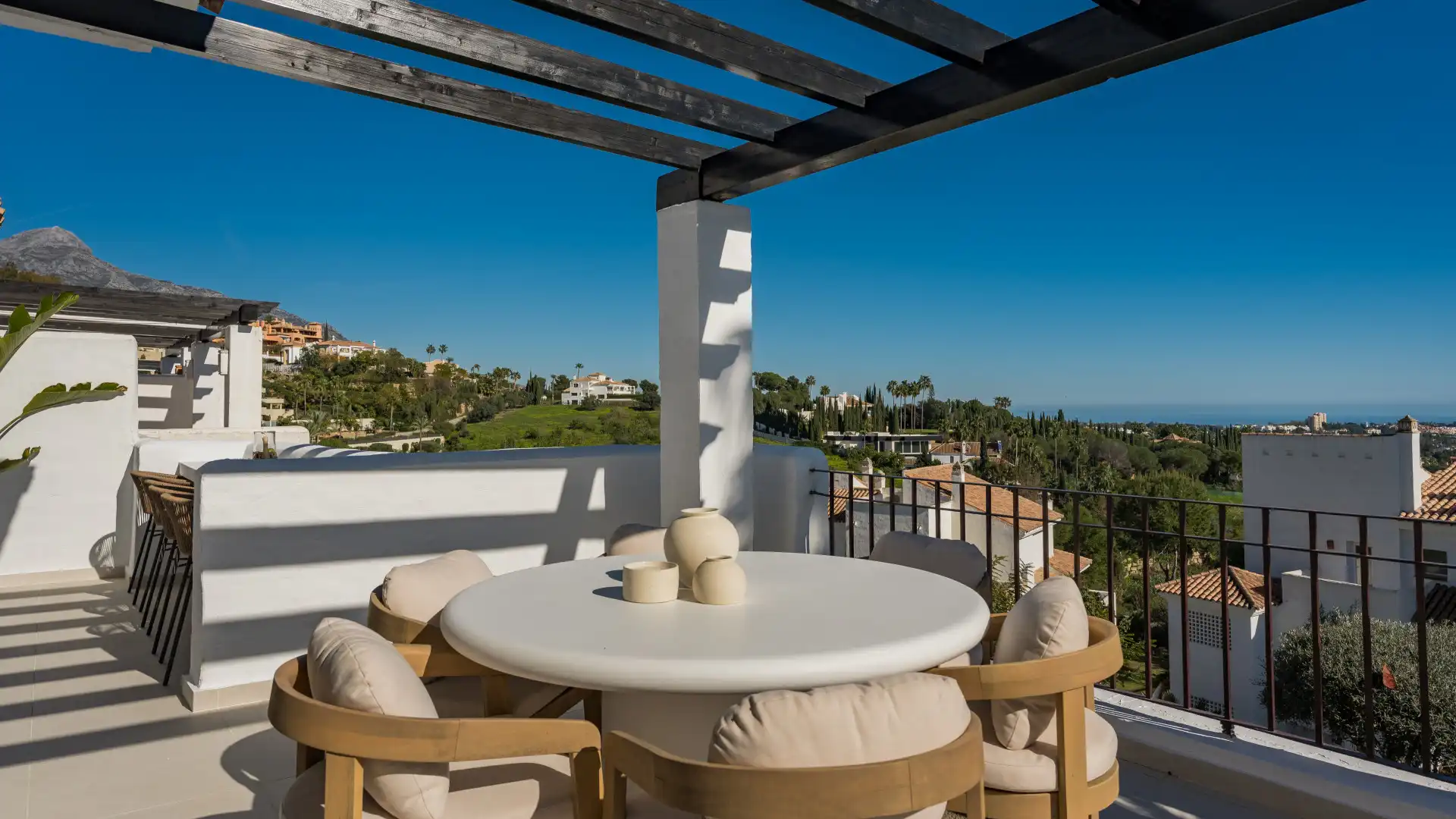 Terrace of Attic for sale in Marbella  with Air Conditioner, Terrace and Swimming Pool