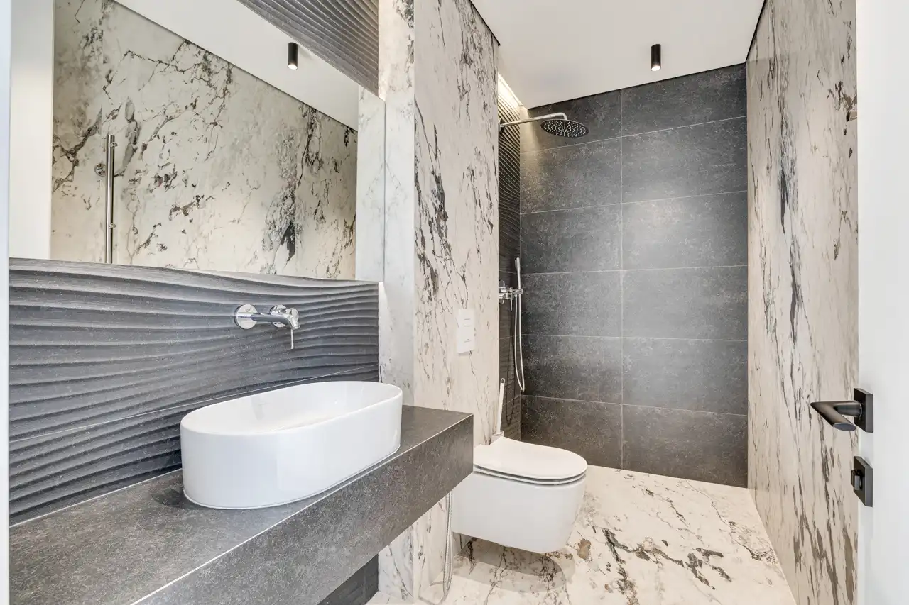 Baño de Casa o chalet en venta en Sant Just Desvern con Aire acondicionado, Jardín privado y Terraza