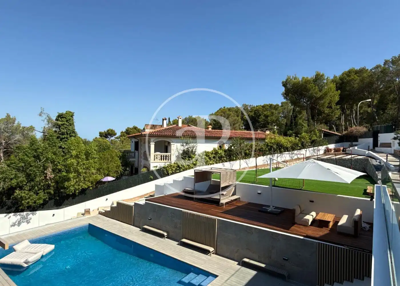 Vista exterior de Casa o chalet de alquiler en Calvià con Aire acondicionado, Calefacción y Jardín privado