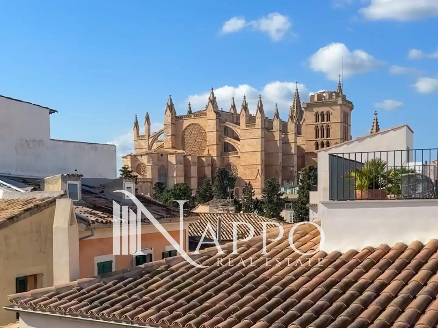 Vista exterior de Àtic en venda en  Palma de Mallorca amb Aire condicionat, Calefacció i Traster