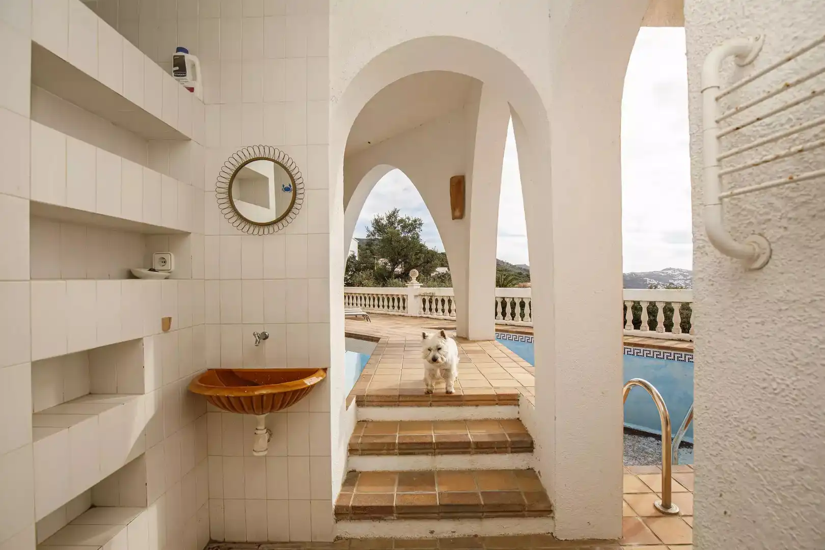 Piscina de Casa o xalet en venda en Roses amb Aire condicionat, Calefacció i Jardí privat