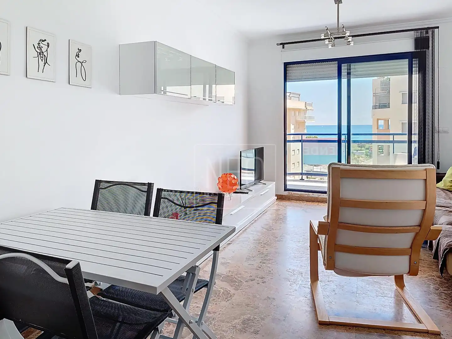 Dining room of Flat for sale in Daimús  with Air Conditioner, Heating and Private garden