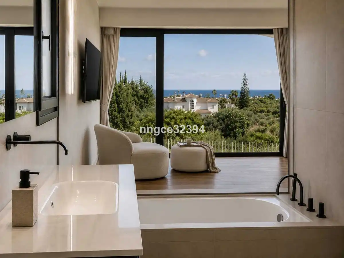 Bedroom of Houses for sale in Estepona  with Air Conditioner, Private garden and Terrace