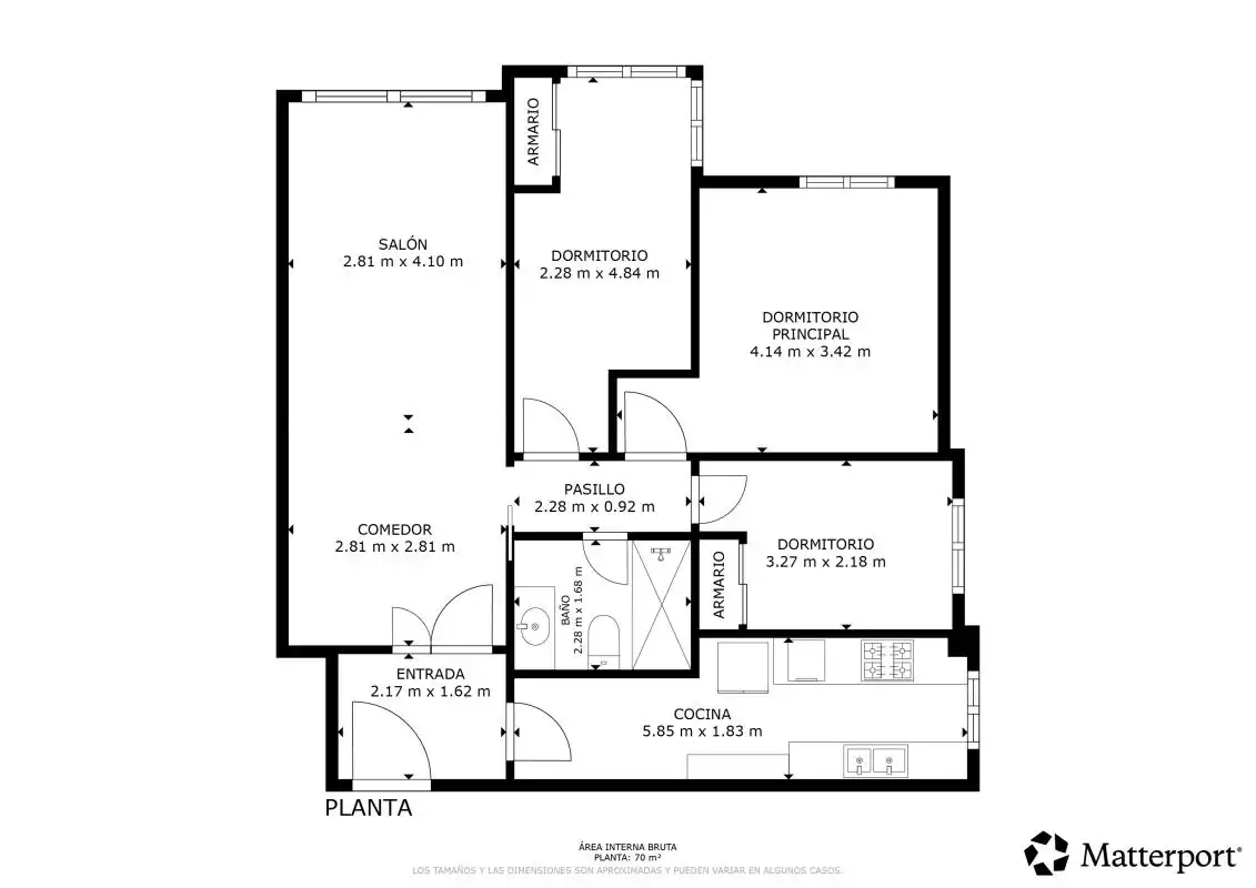 Piso en venta en Madrid con Aire acondicionado, Calefacción y Terraza