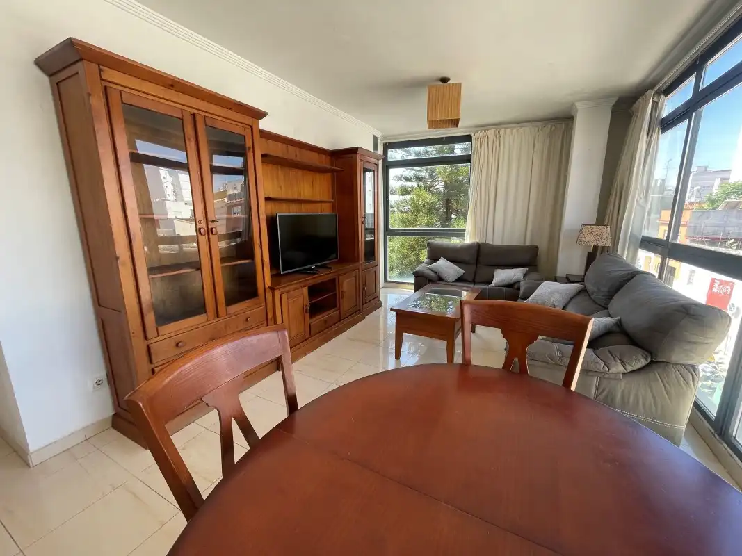 Living room of Flat for rent in Gandia  with Furnished and Balcony