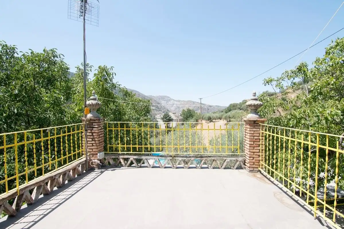Terraza de Finca rústica en venta en Güéjar Sierra con Jardín privado, Terraza y Piscina