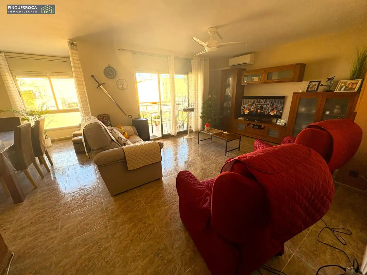 Sala d'estar de Àtic en venda en La Ràpita amb Aire condicionat, Terrassa i Traster