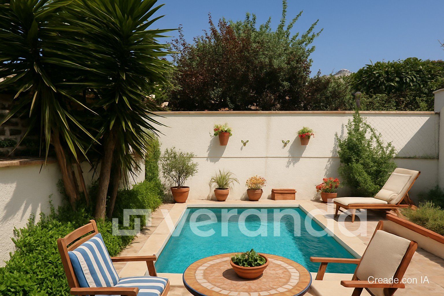 Swimming pool of Single-family semi-detached for sale in Ripollet  with Air Conditioner, Heating and Terrace