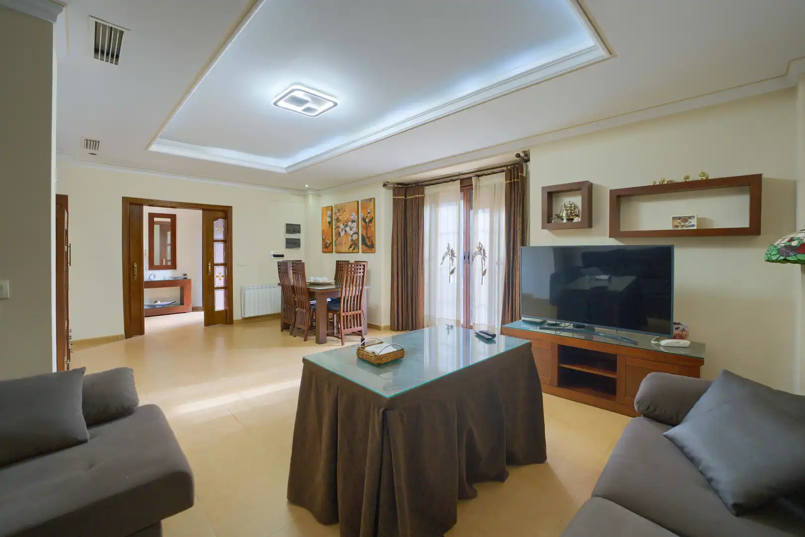Living room of Houses for sale in Montequinto  with Air Conditioner, Heating and Private garden