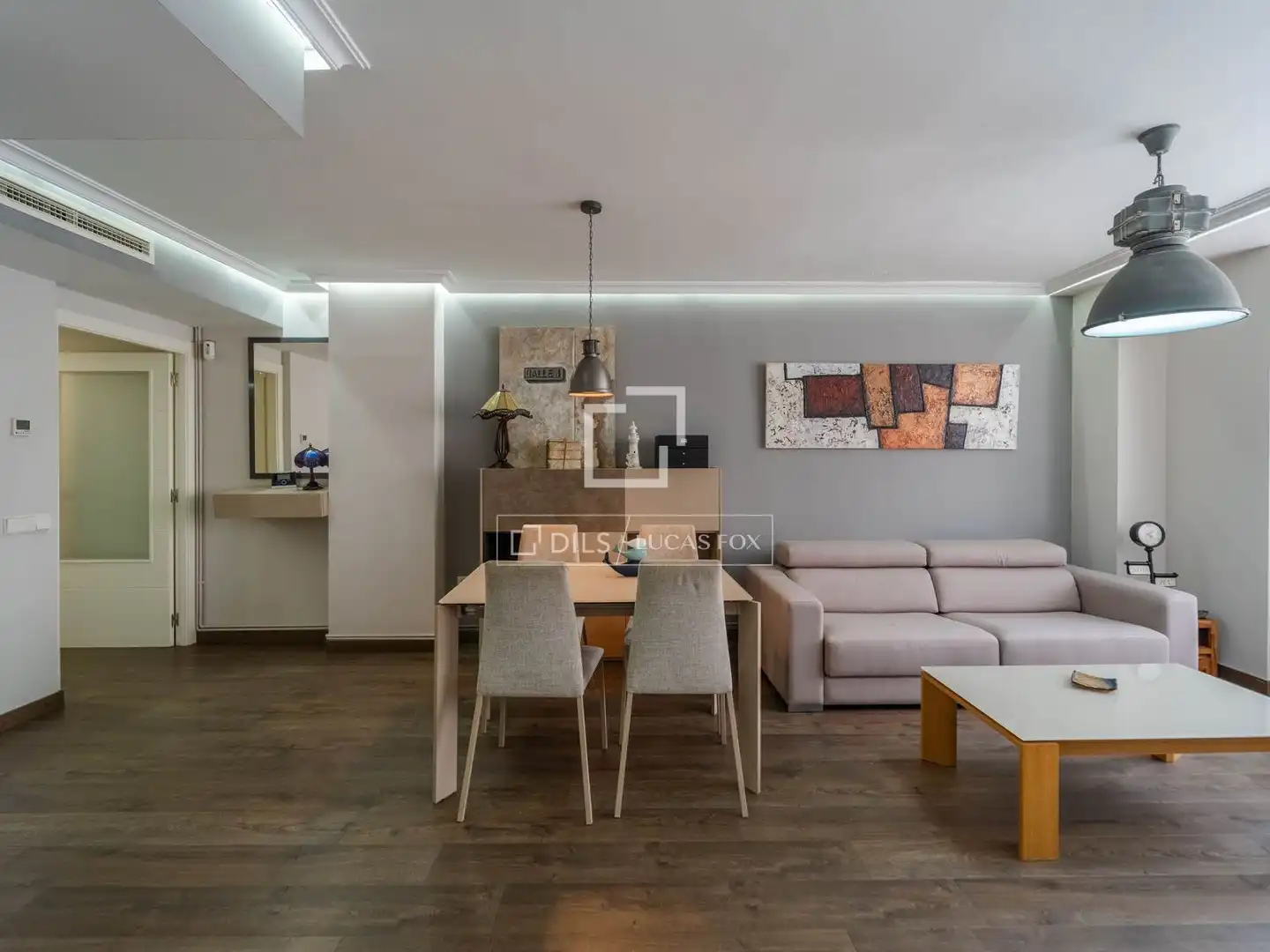 Wohnzimmer von Wohnung zum Verkauf in Valencia mit Klimaanlage, Heizung und Möbliert