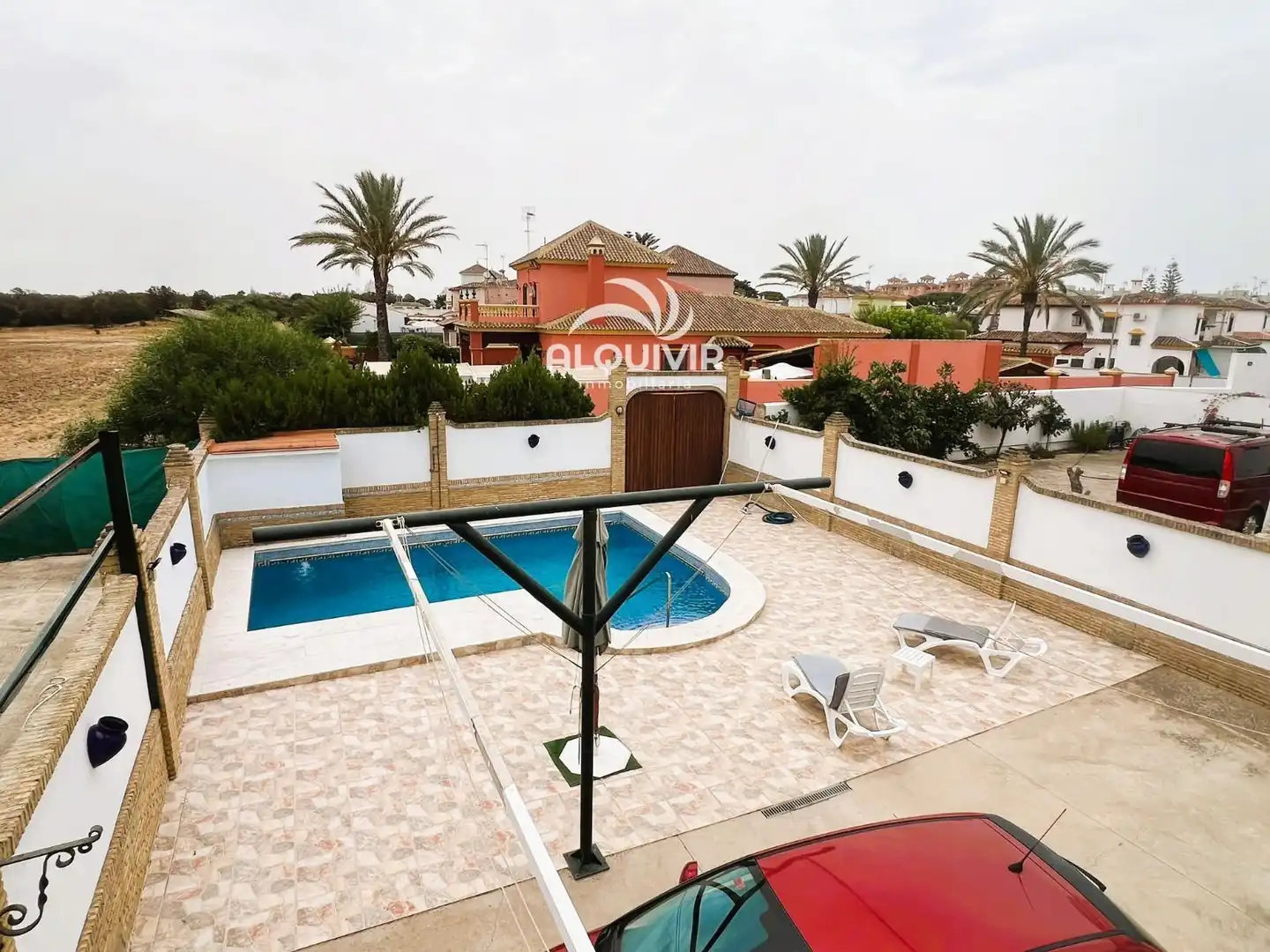 Piscina de Casa adosada en venda en Almonte amb Jardí privat, Terrassa i Piscina