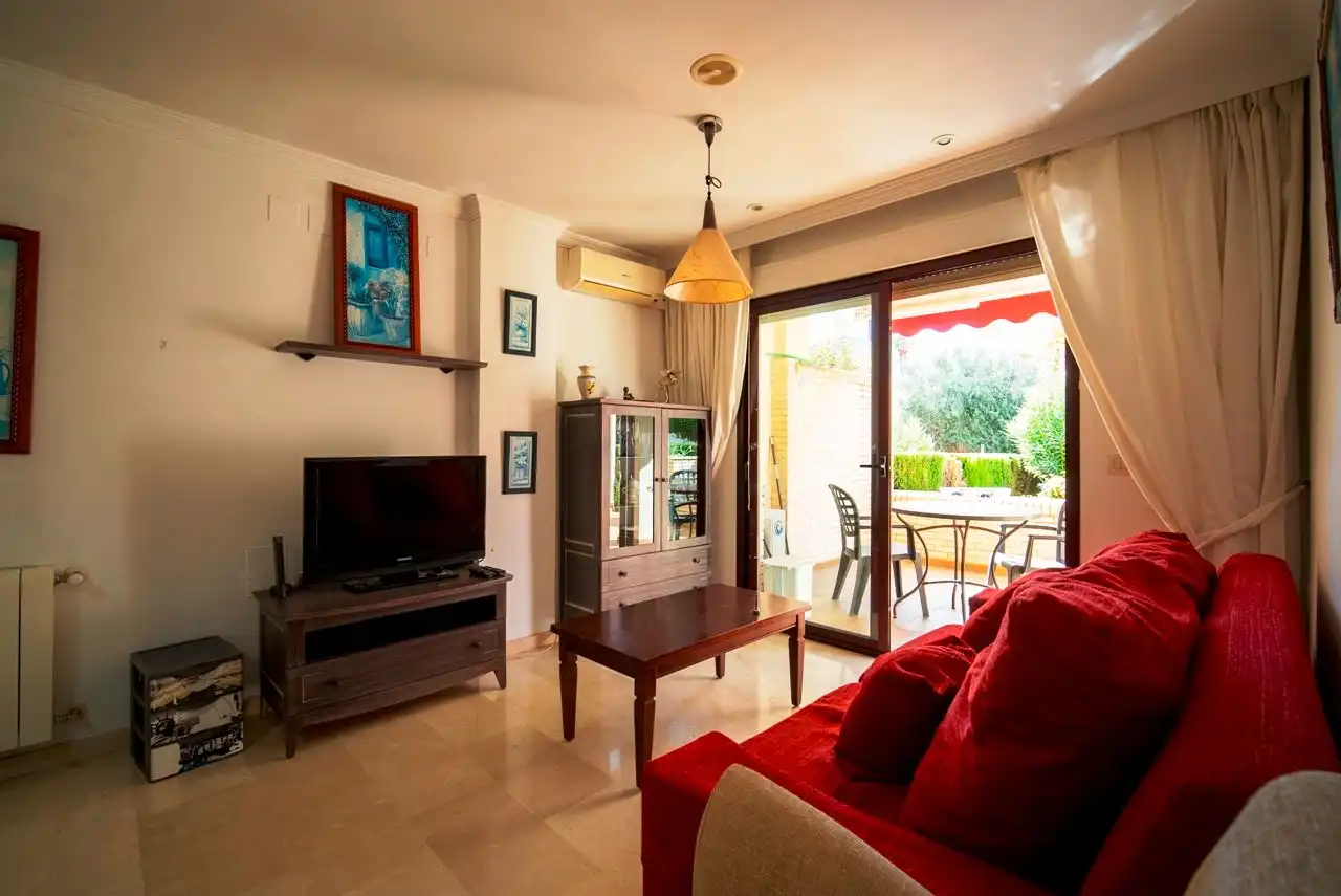 Sala d'estar de Apartament en venda en L'Alfàs del Pi amb Aire condicionat, Calefacció i Piscina