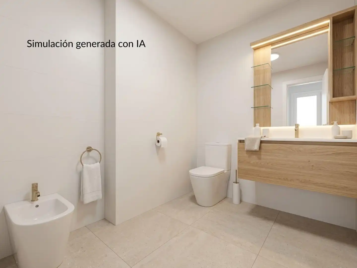 Badezimmer von Wohnung zum Verkauf in Xàtiva mit Klimaanlage und Balkon