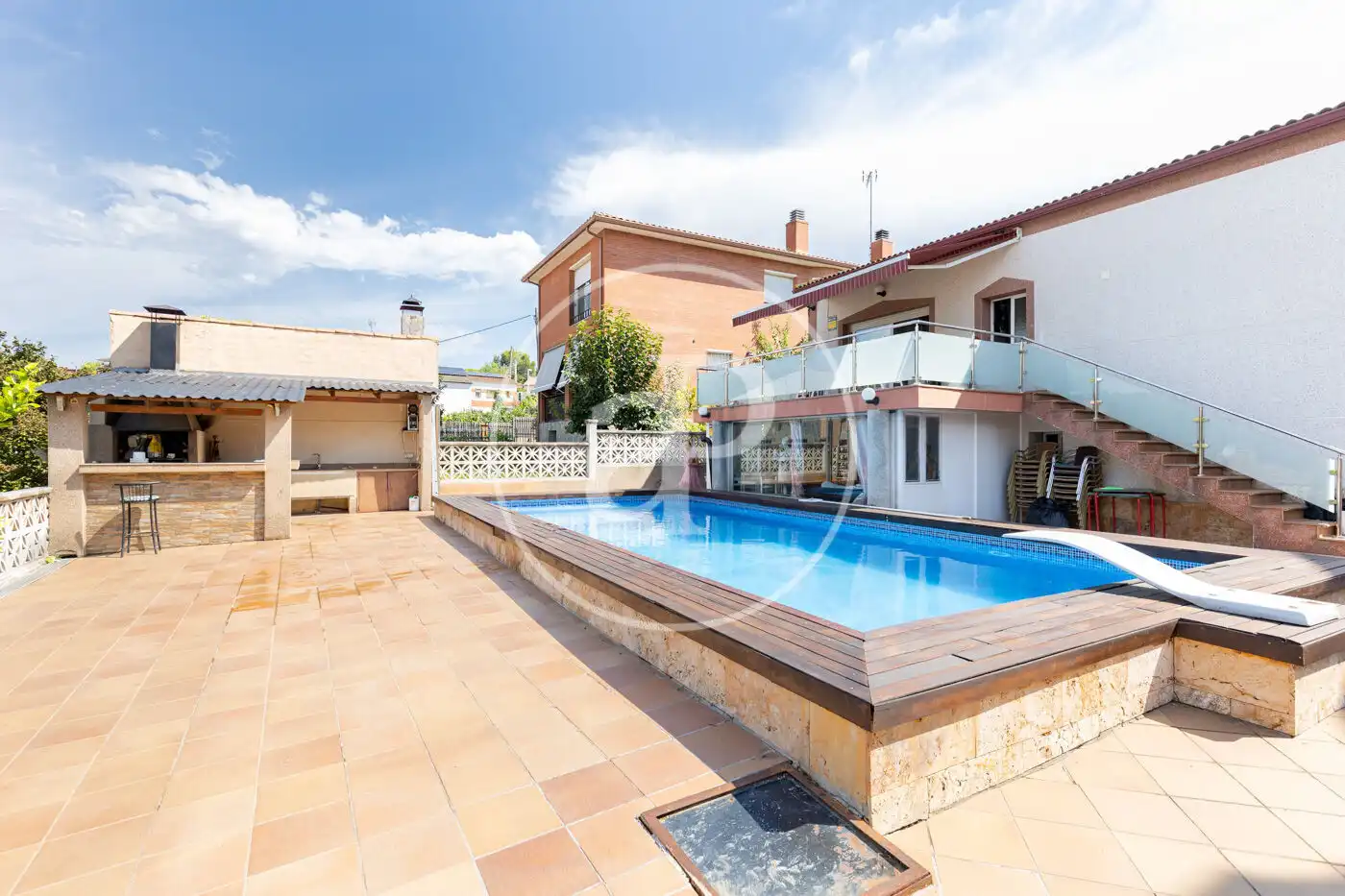Swimming pool of Flat for sale in Rubí  with Air Conditioner, Heating and Private garden