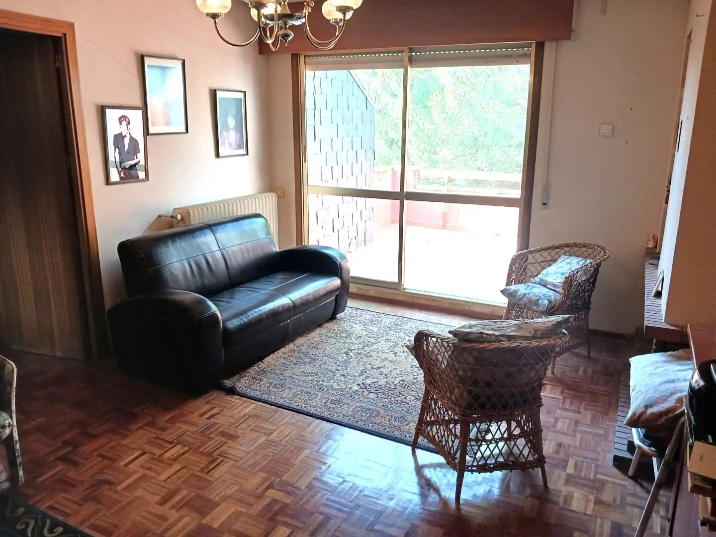 Living room of Attic for sale in Alpedrete  with Parquet flooring, Terrace and Community pool