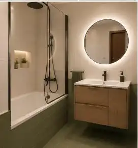 Badezimmer von Erdgeschoss zum Verkauf in Calafell mit Heizung, Privatgarten und Terrasse