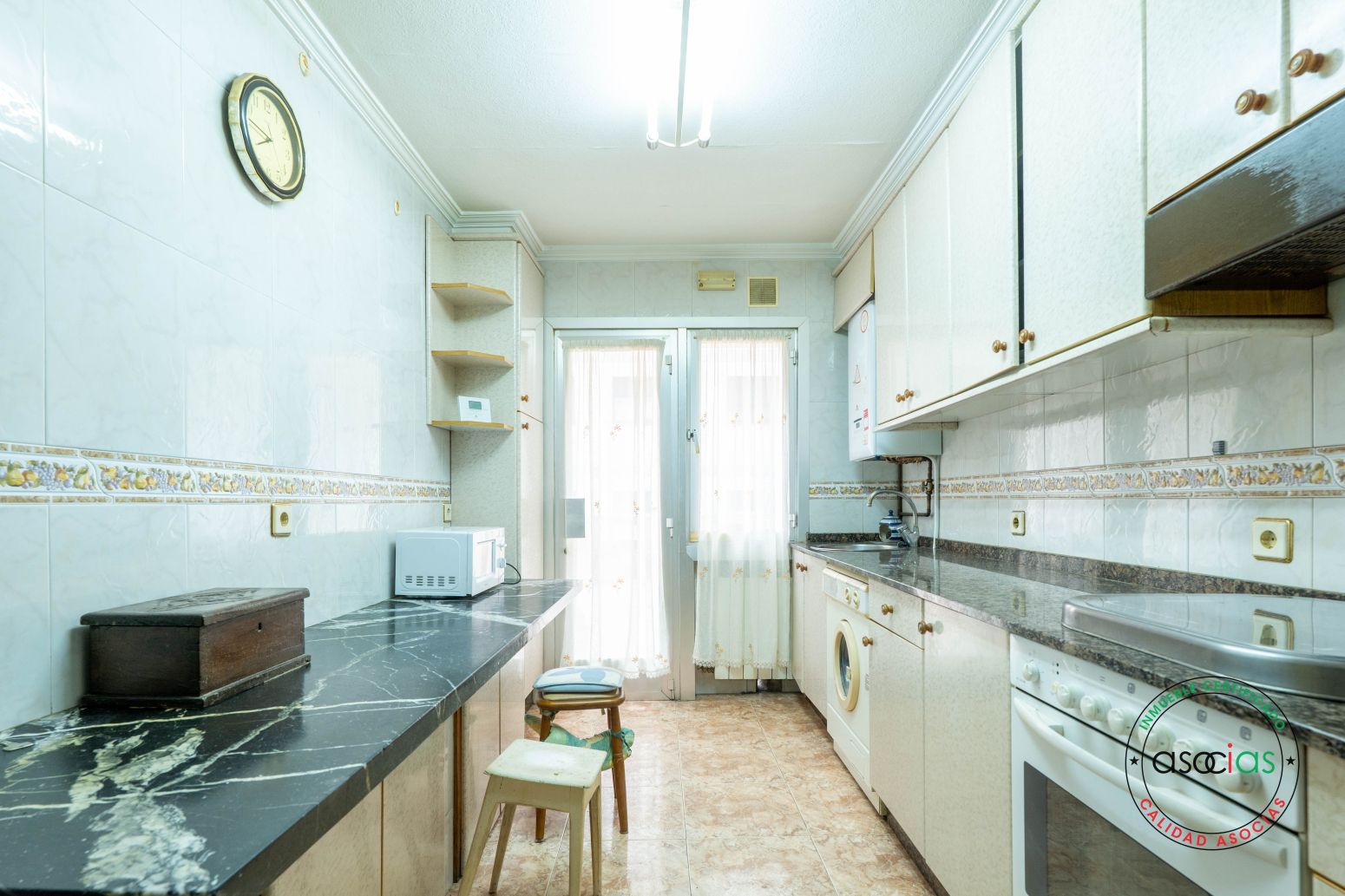 Kitchen of Flat for sale in Gijón   with Heating and Terrace