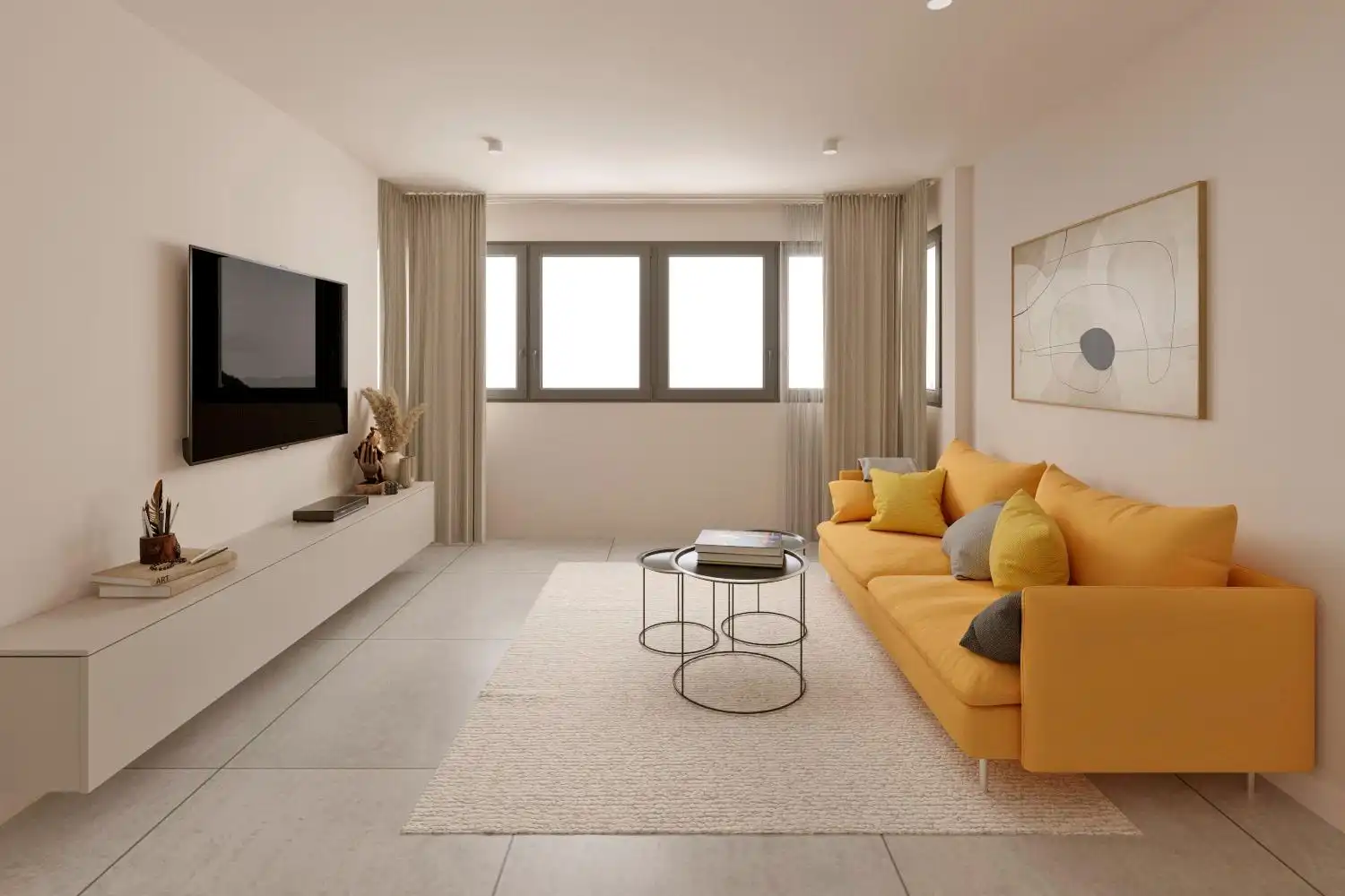 Living room of Flat for sale in Mogán  with Air Conditioner, Terrace and Storage room