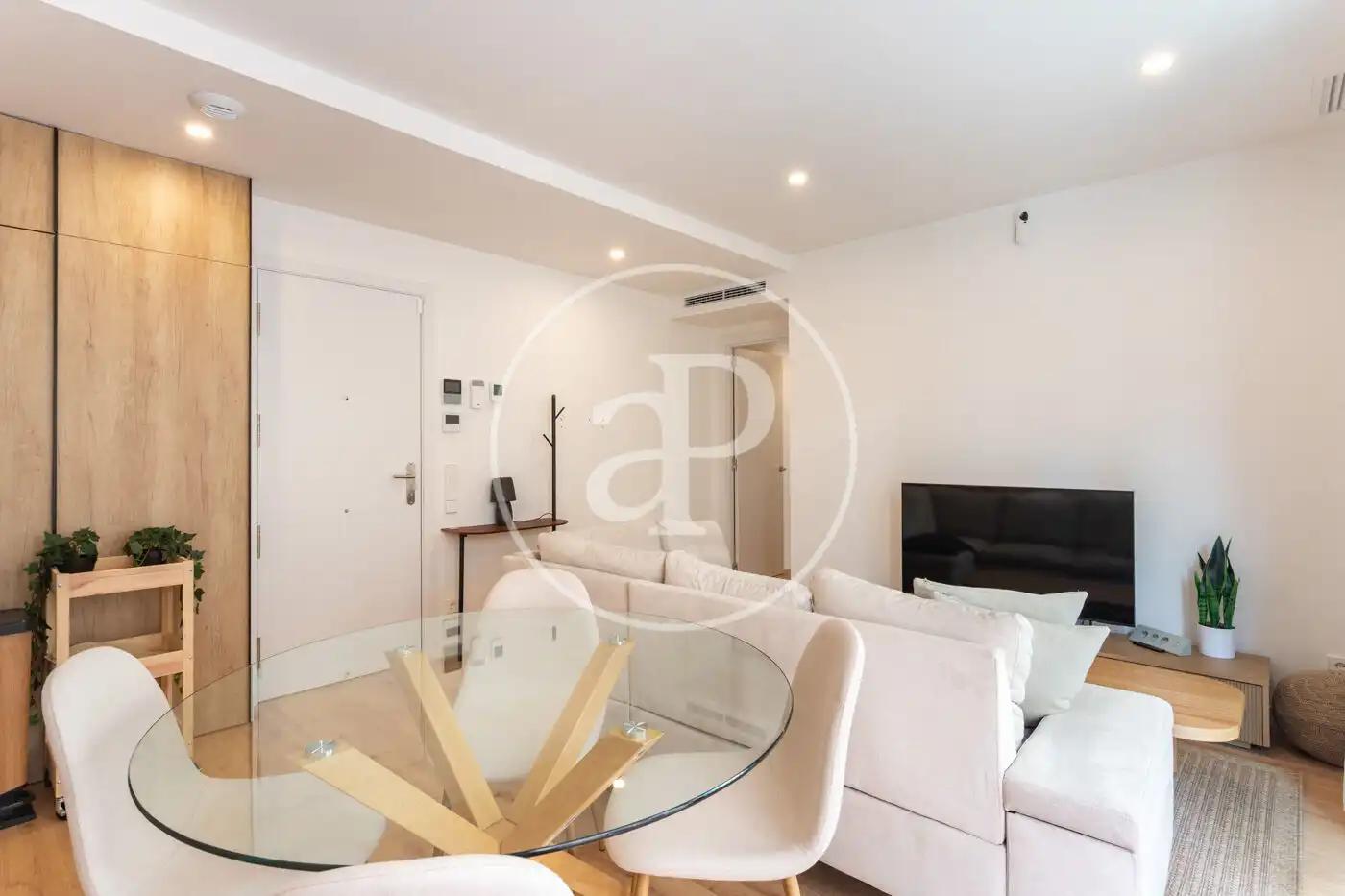 Sala d'estar de Pis de lloguer en Barcelona amb Aire condicionat, Calefacció i Terrassa