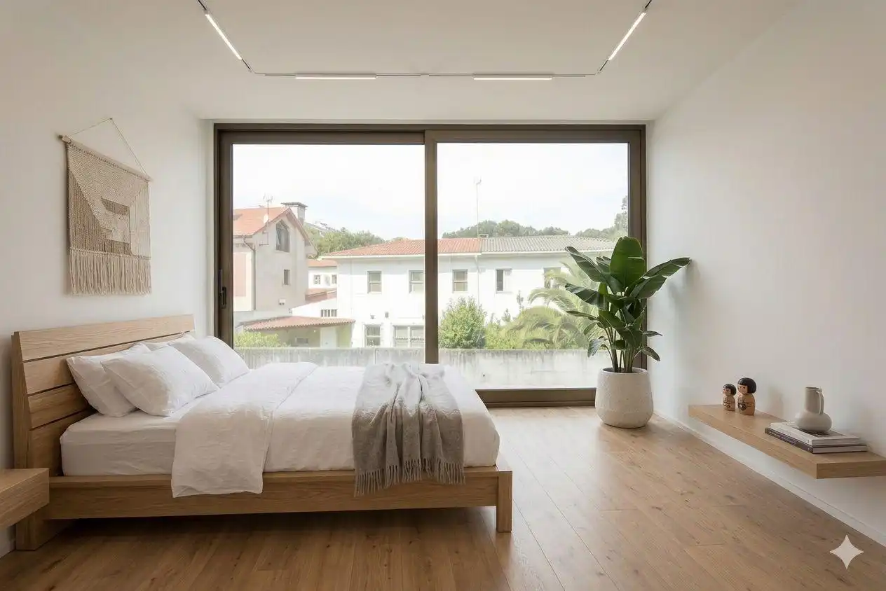 Bedroom of Houses for sale in A Coruña Capital   with Heating, Private garden and Terrace