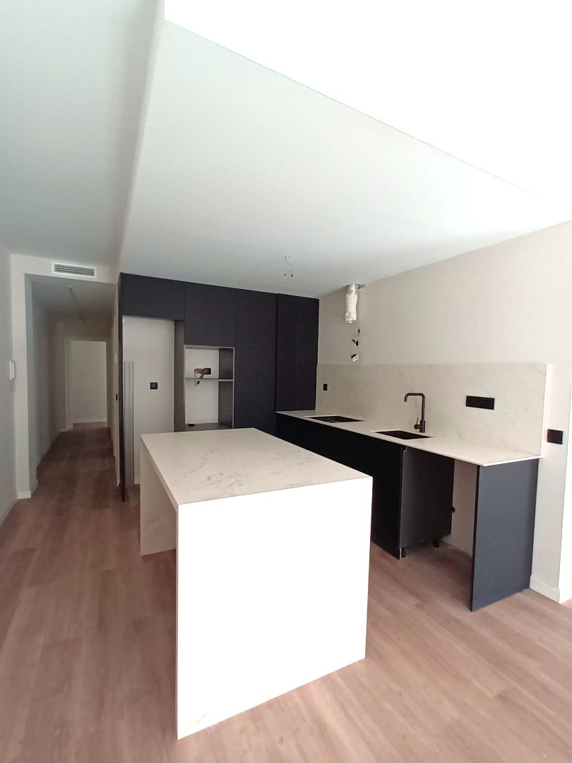 Kitchen of Flat for sale in  Valencia Capital  with Air Conditioner, Heating and Furnished