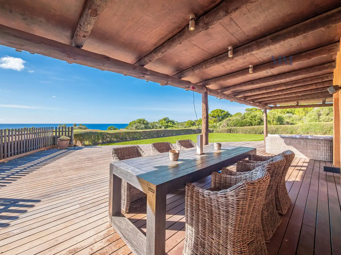 Terraza de Casa o chalet en venta en Sant Lluís con Aire acondicionado, Calefacción y Jardín privado