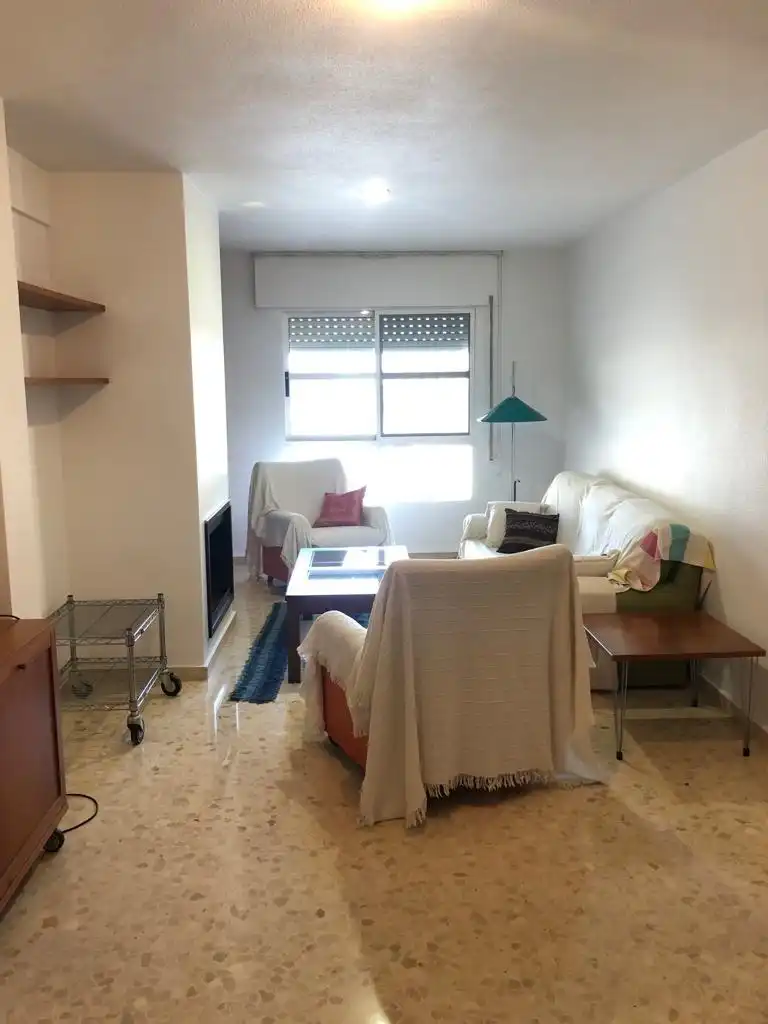 Wohnzimmer von Einfamilien-Reihenhaus zur Miete in Murcia mit Klimaanlage, Privatgarten und Abstellraum