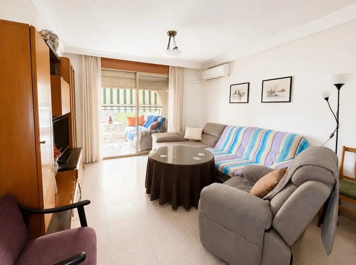 Sala de estar de Piso en venta en Murcia con Aire acondicionado y Terraza