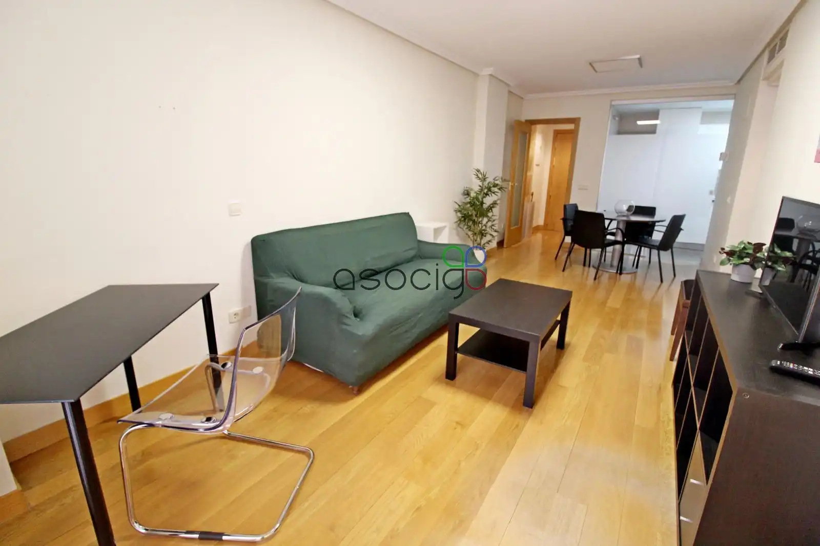 Sala de estar de Piso de alquiler en Guadalajara con Aire acondicionado, Calefacción y Trastero
