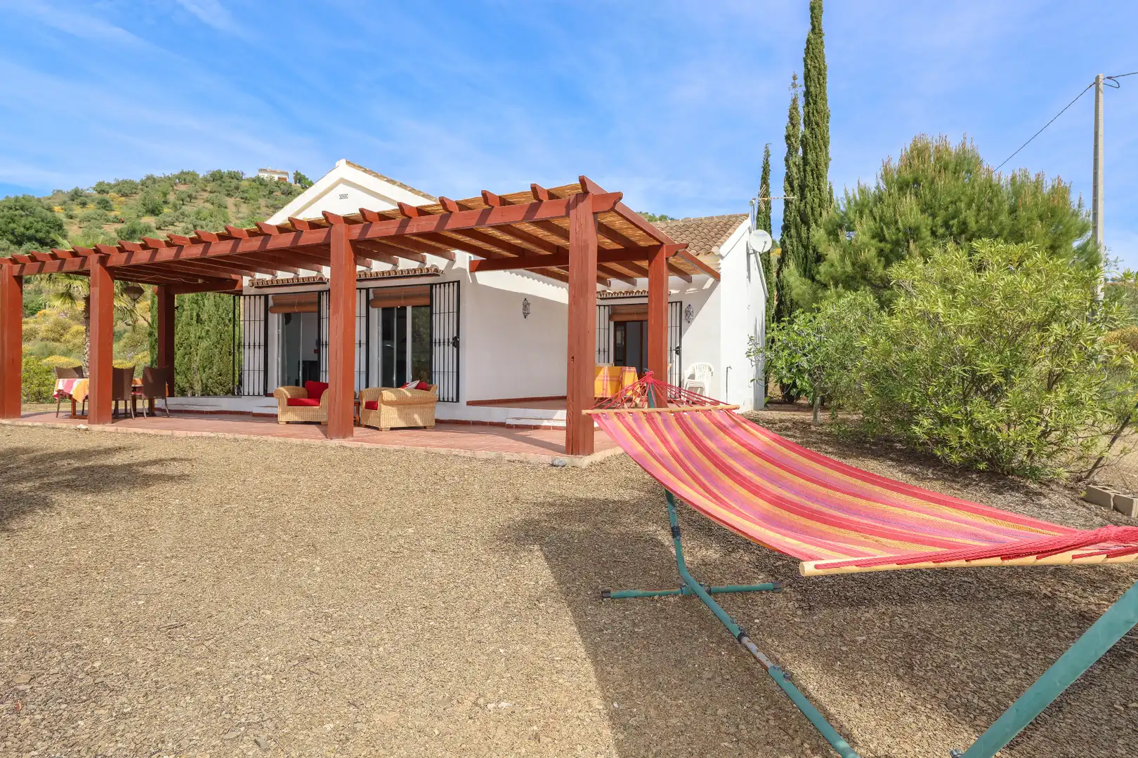 Garden of Houses for sale in Tolox  with Air Conditioner, Private garden and Swimming Pool