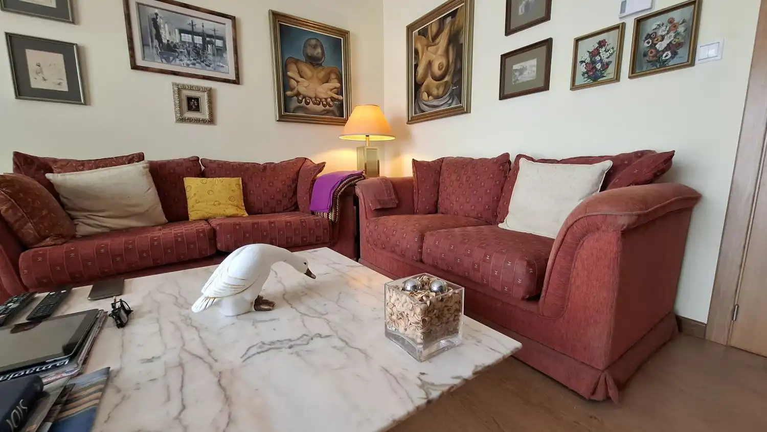 Sala de estar de Piso en venta en A Coruña Capital  con Calefacción, Terraza y Trastero