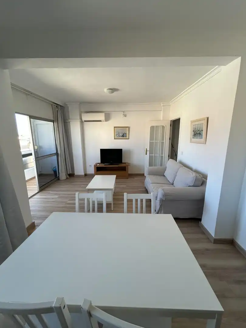 Living room of Flat for sale in Málaga  with Air Conditioner, Terrace and Balcony
