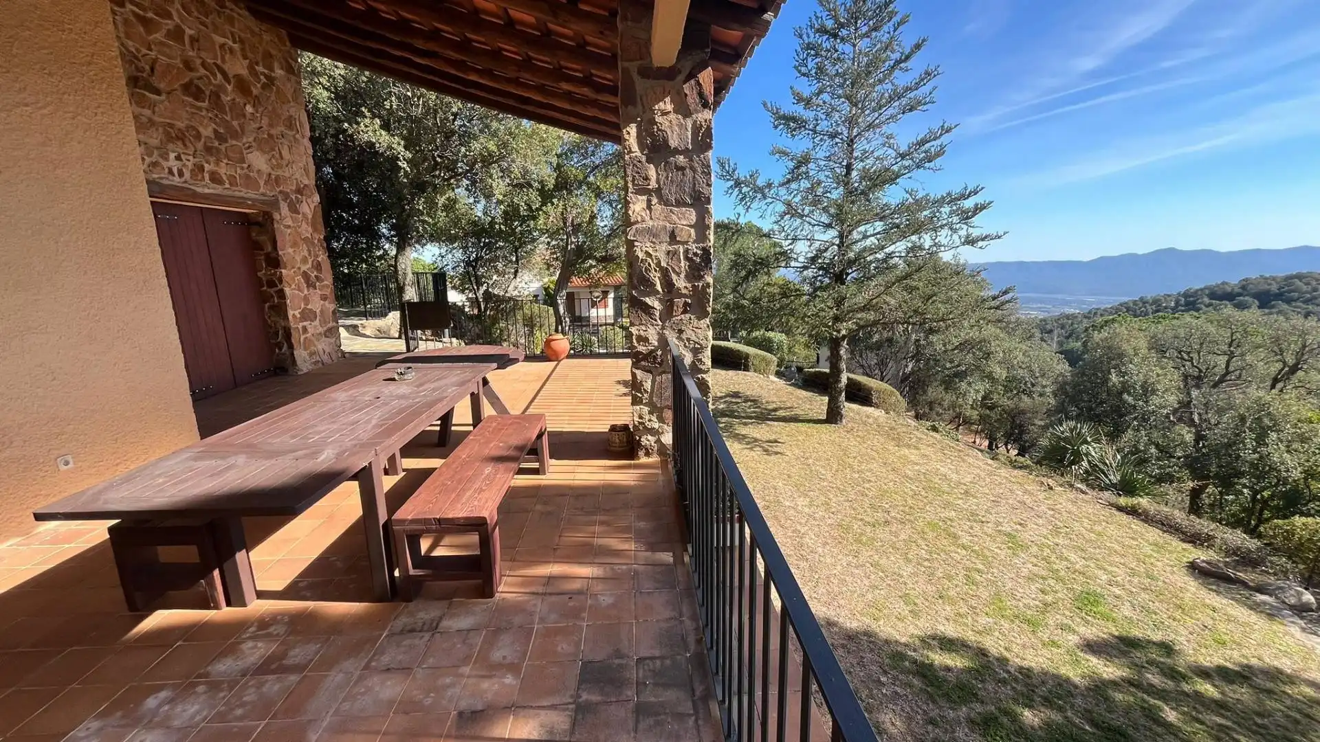 Terrassa de Casa o xalet en venda en Arbúcies amb Calefacció i Jardí privat