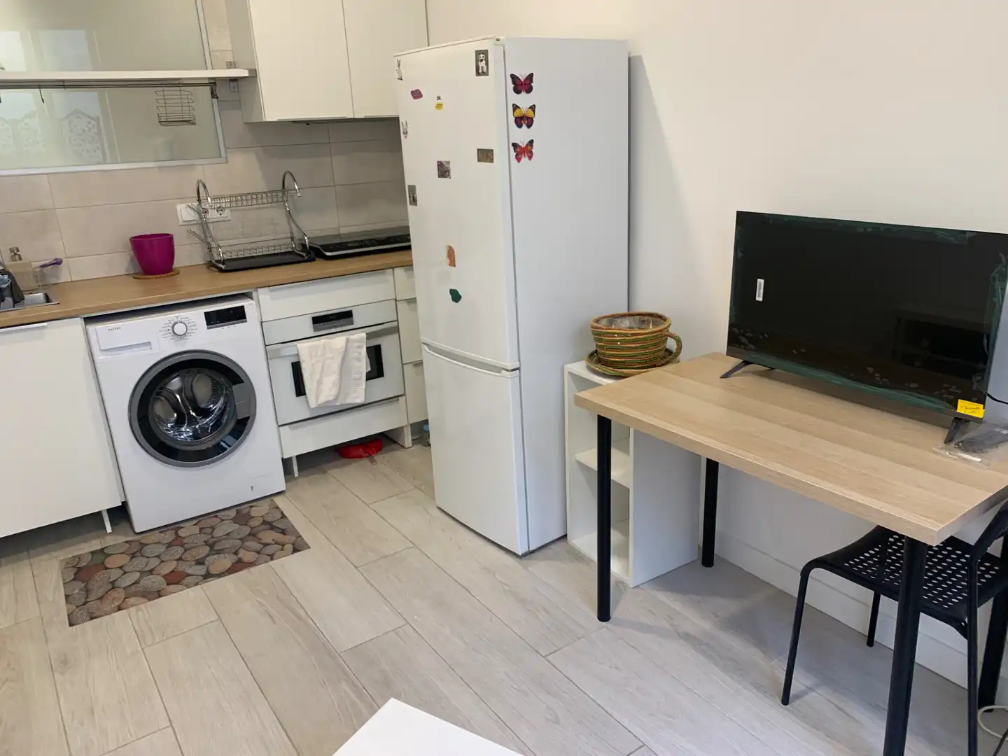 Kitchen of Study for rent in Madrid  with Air Conditioner, Heating and Furnished