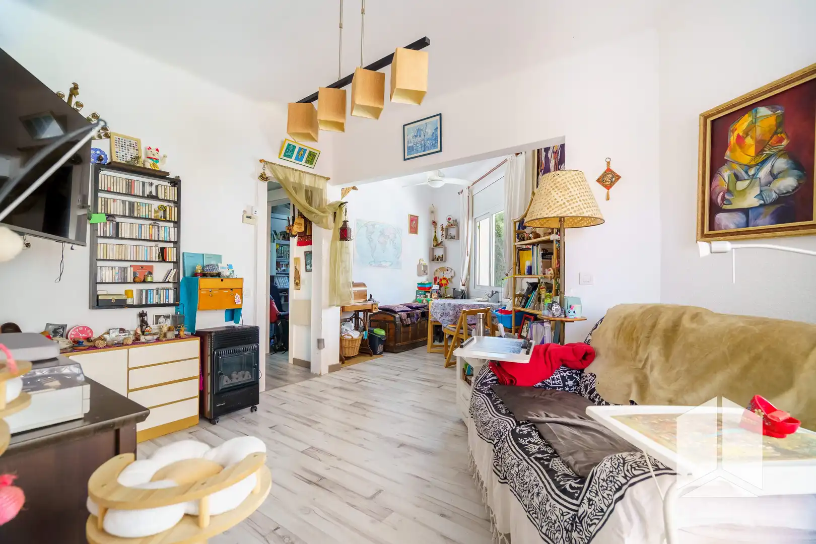 Sala de estar de Piso en venta en Castelldefels con Balcón