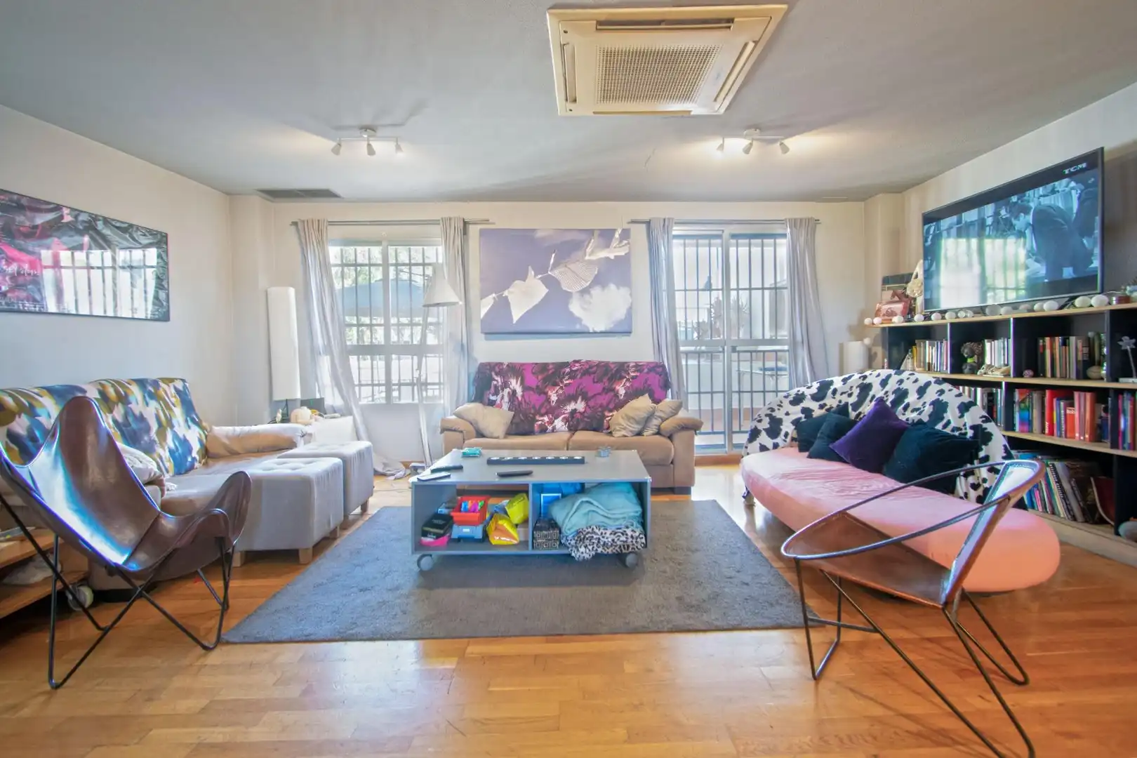 Sala de estar de Casa adosada en venta en Hacienda - La Cartuja