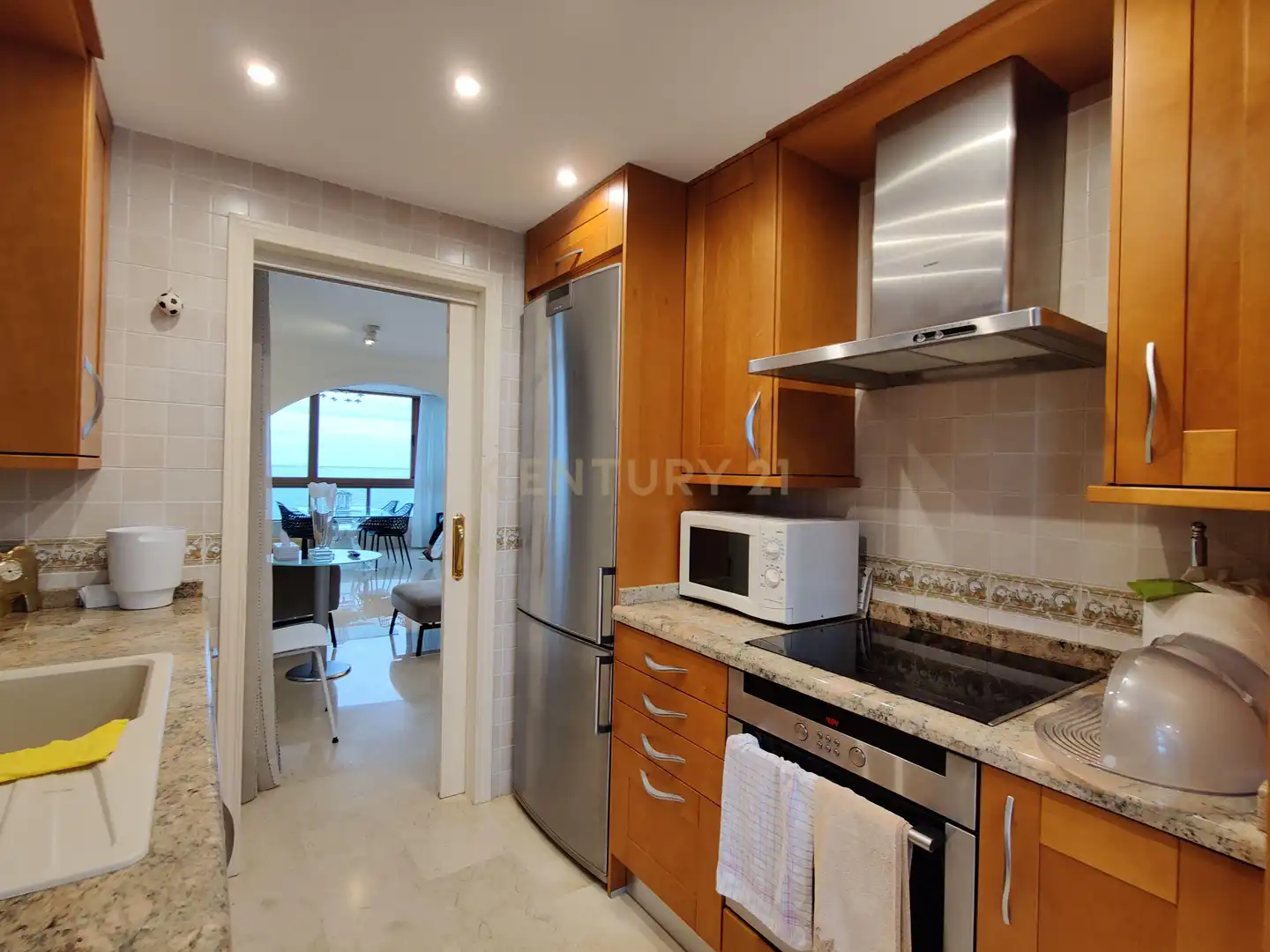 Cuina de Apartament de lloguer en Calpe / Calp amb Aire condicionat i Traster