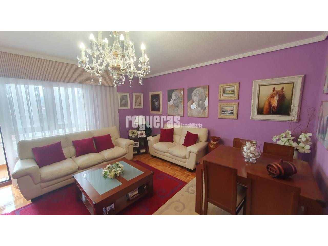 Living room of Flat for sale in Avilés  with Heating, Terrace and Storage room