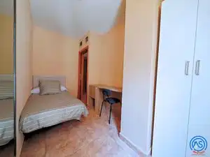 Bedroom of Flat for rent in Zaragoza  with Air Conditioner, Heating and Terrace