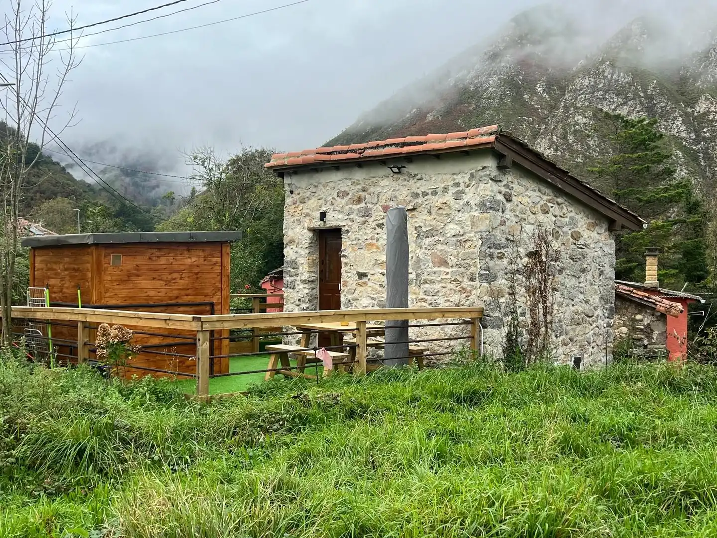 Exterior view of Houses for sale in Cangas de Onís  with Private garden, Terrace and Furnished