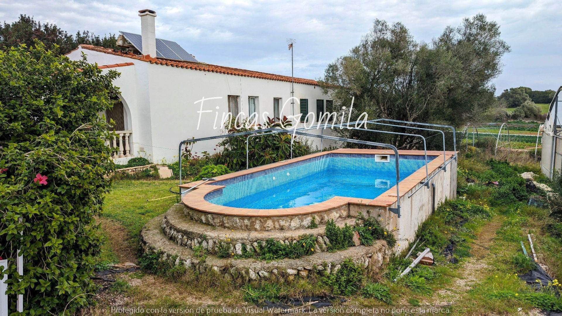 Swimming pool of Country house for sale in Es Migjorn Gran  with Swimming Pool