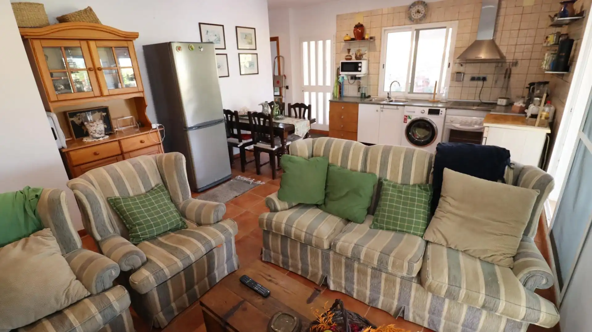Sala d'estar de Finca rústica en venda en Alcanar amb Jardí privat i Piscina comunitària