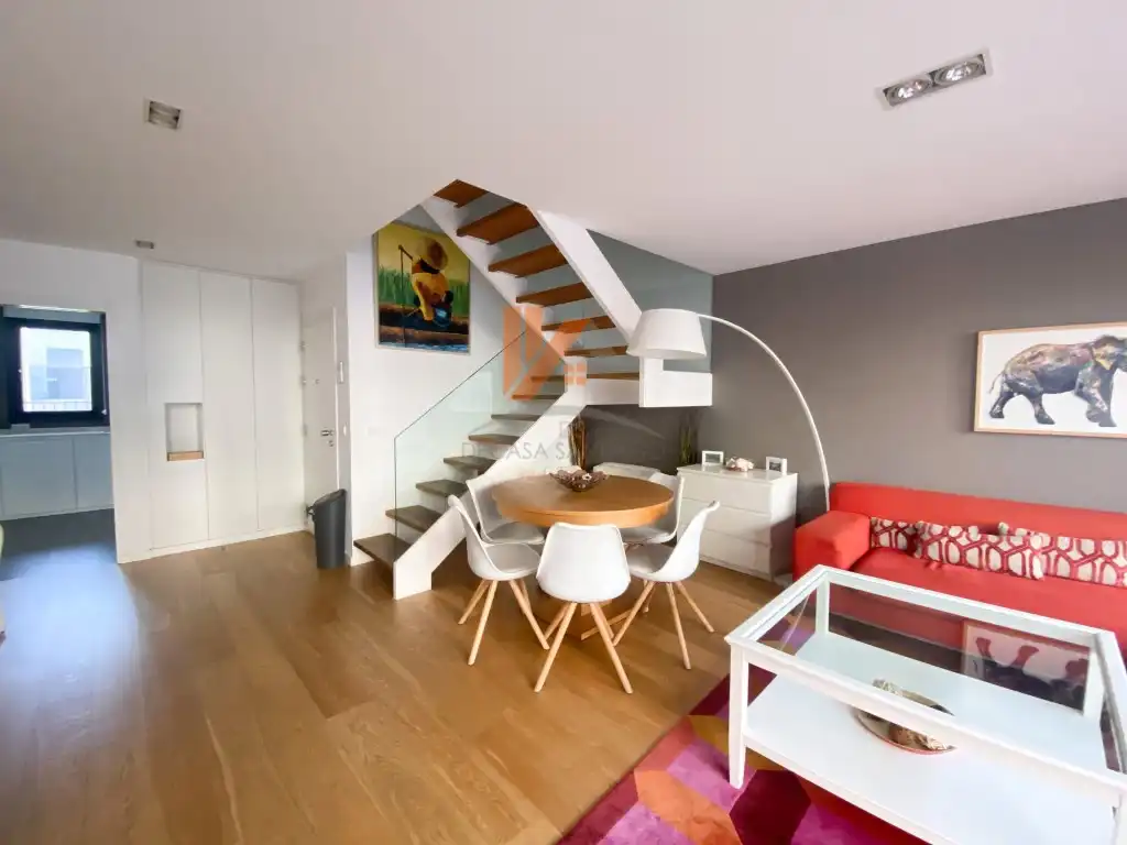 Living room of Duplexes for rent in Santiago de Compostela   with Furnished