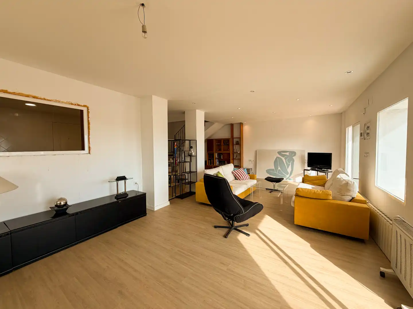 Wohnzimmer von Haus oder Chalet zum Verkauf in Gilet mit Heizung, Parkett und Terrasse