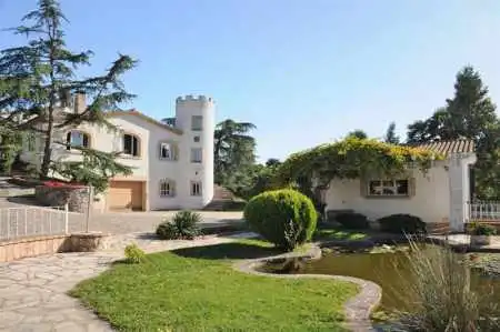 Jardí de Finca rústica en venda en Riudarenes amb Aire condicionat, Calefacció i Jardí privat