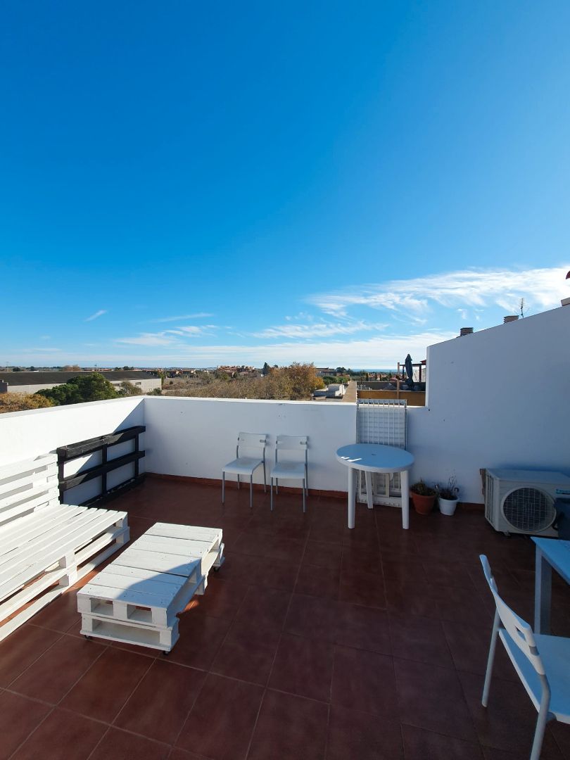 Terrace of Attic to rent in Vinyols i els Arcs  with Air Conditioner, Terrace and Furnished