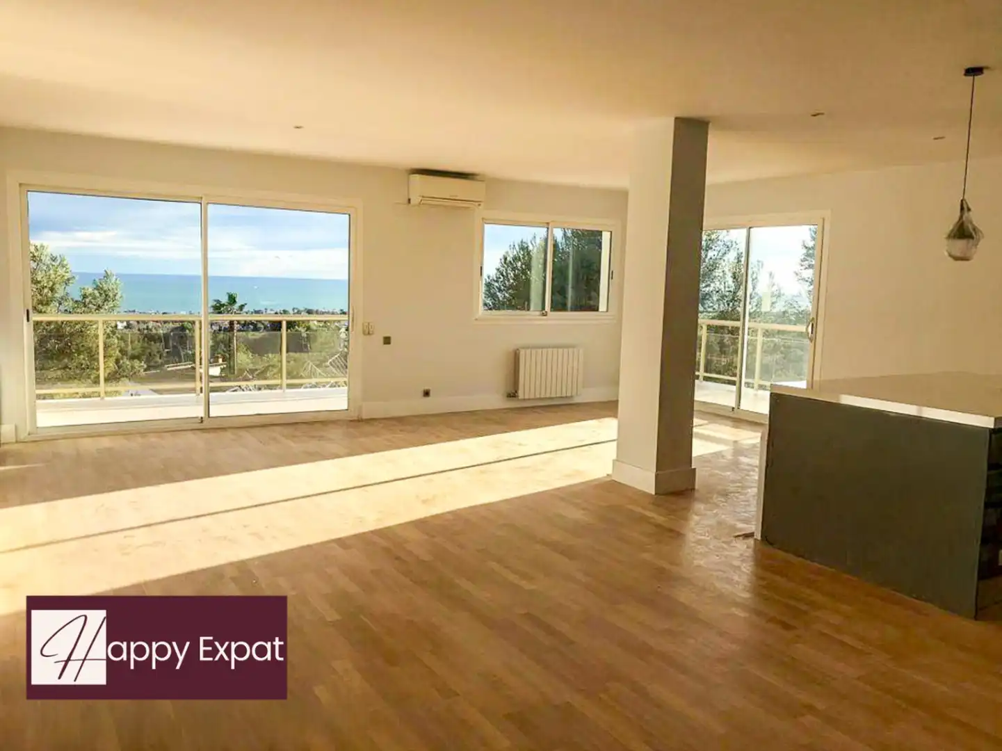 Wohnzimmer von Wohnung zur Miete in Sant Pere de Ribes mit Klimaanlage, Heizung und Terrasse