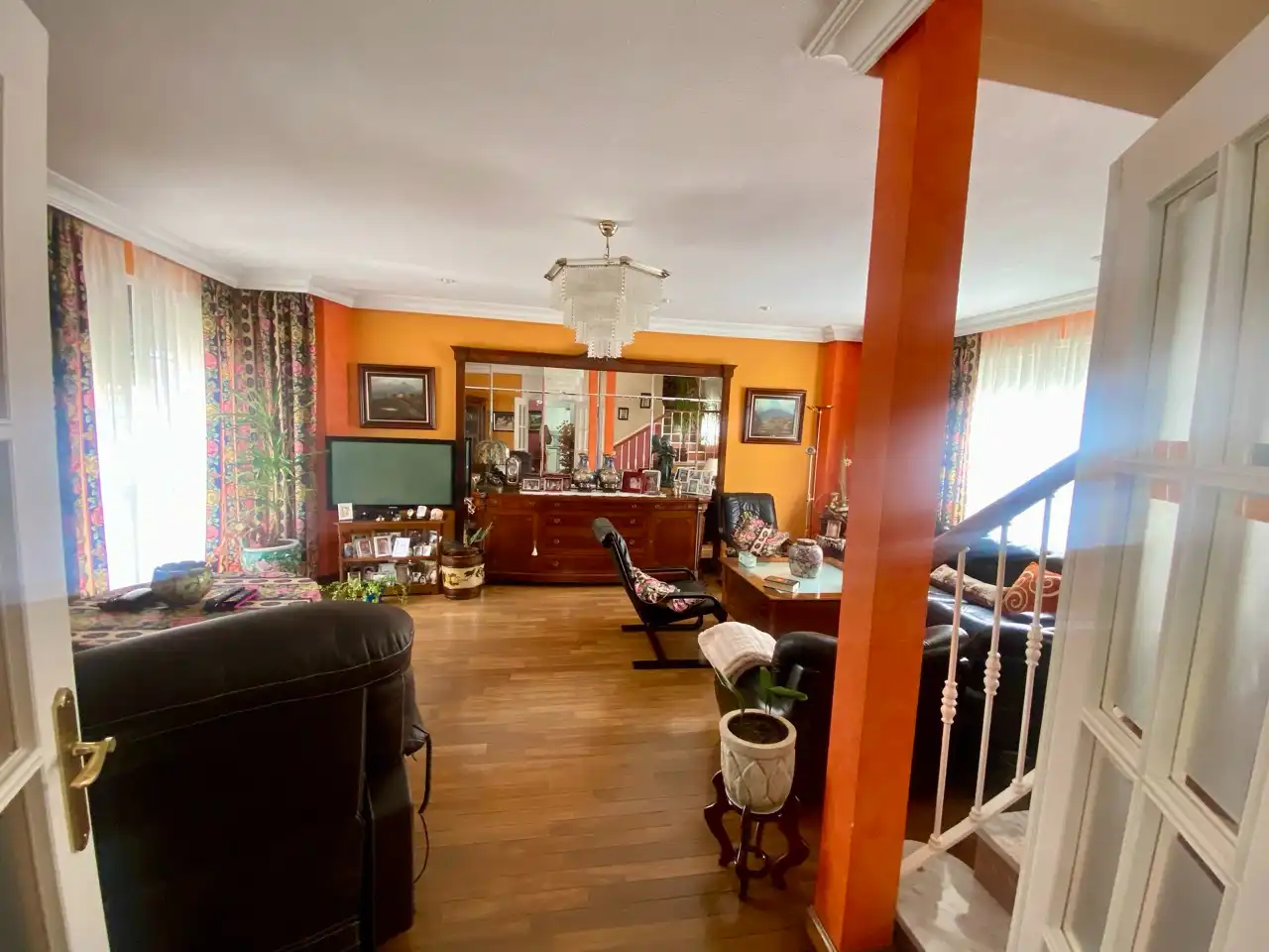 Living room of Detached homes for sale in Miguelturra  with Air Conditioner, Heating and Terrace