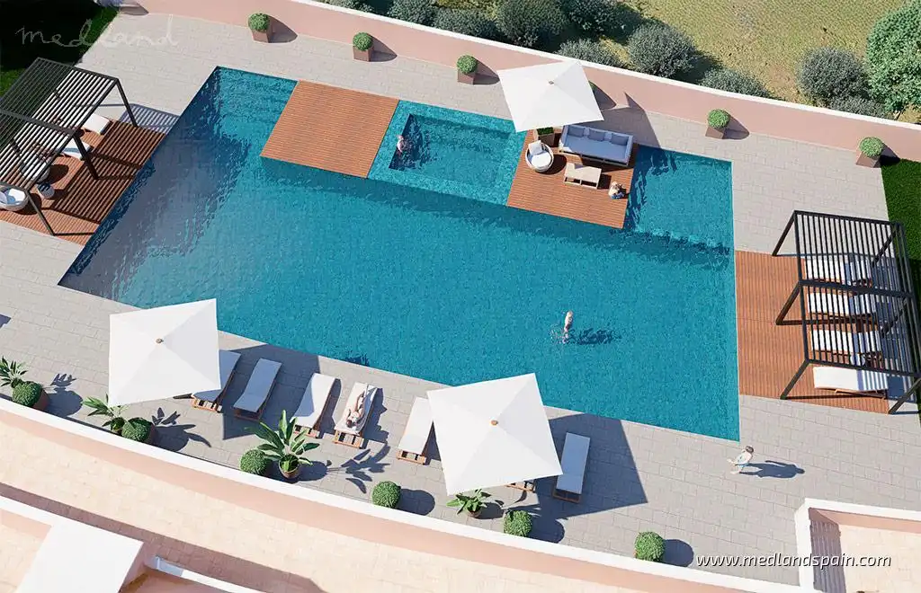 Piscina de Apartamento en venta en Pilar de la Horadada con Terraza y Piscina comunitaria