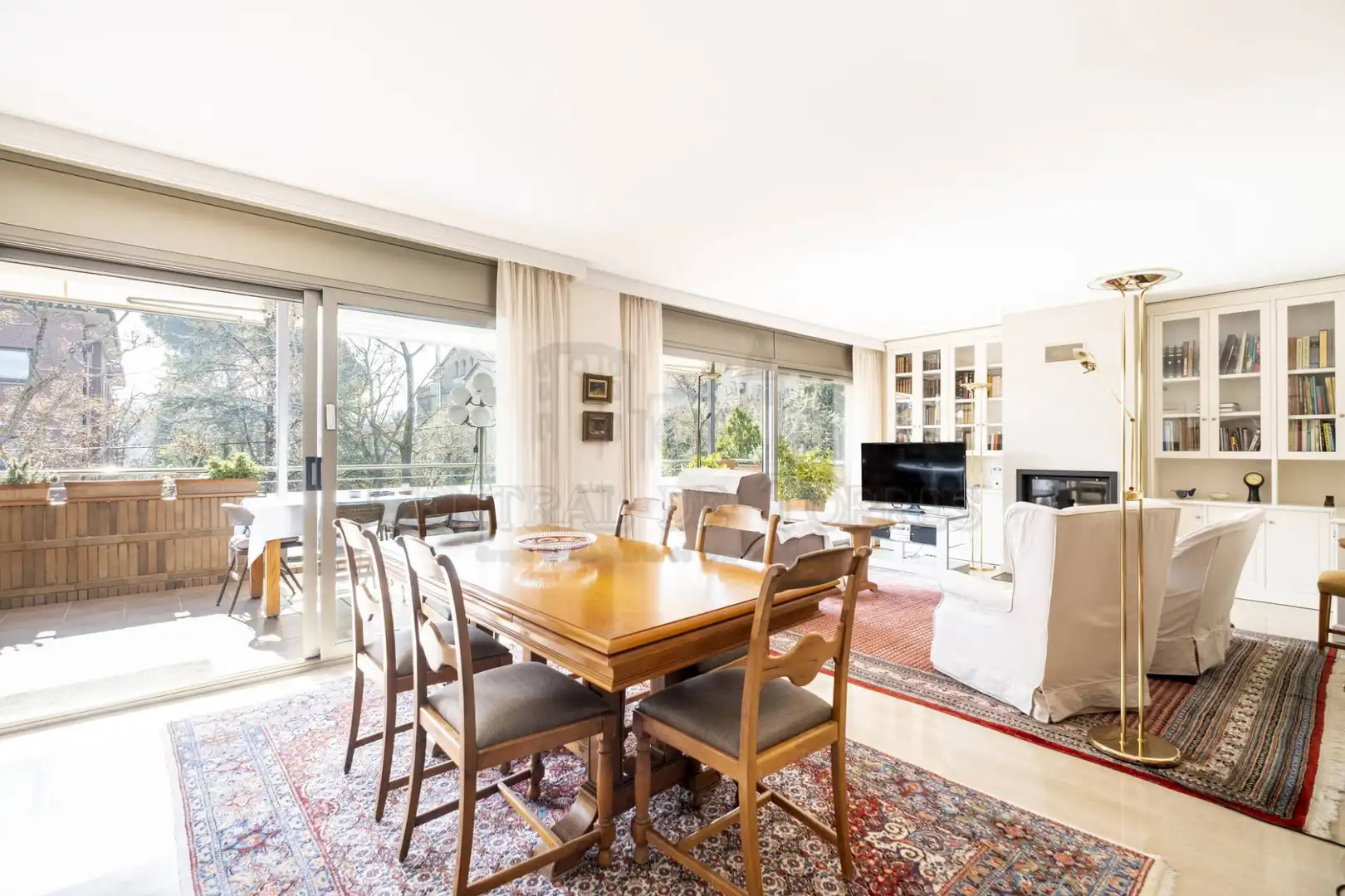 Dining room of Attic for sale in Sant Cugat del Vallès  with Air Conditioner, Heating and Terrace